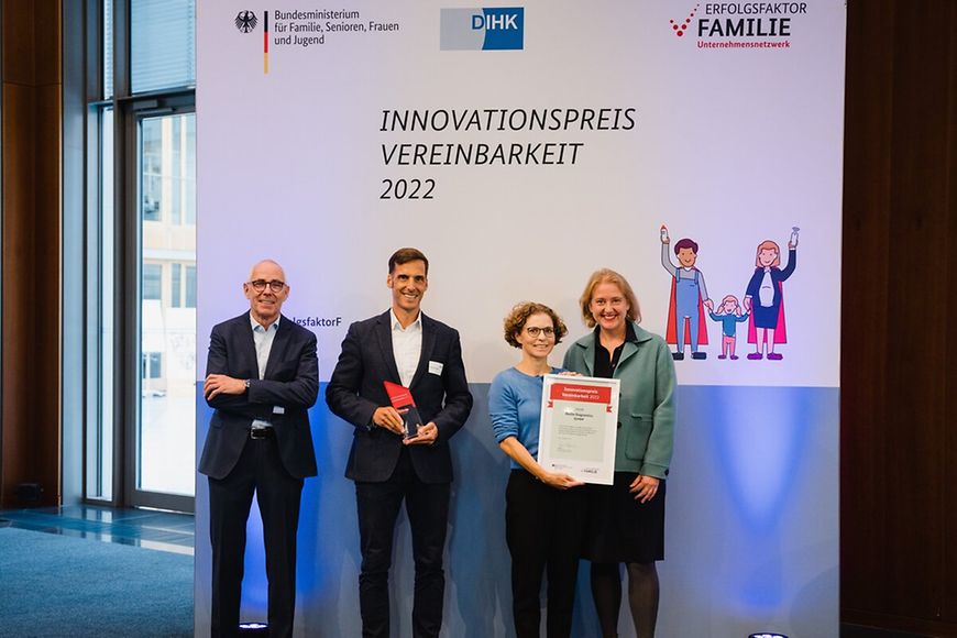 Gruppenfoto Gewinner Kategorie „Große Unternehmen“: Roche Diagnostics GmbH