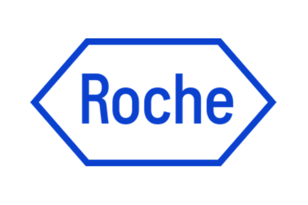 Logo mit Text "Roche"