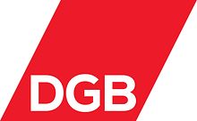 Logo mit Text "DGB"
