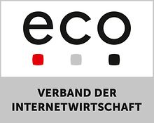 Logo mit Text "eco - Verband der Internetwirtschaft"