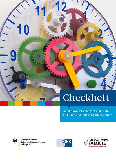 Broschüre mit Aufschrift "Checkheft"