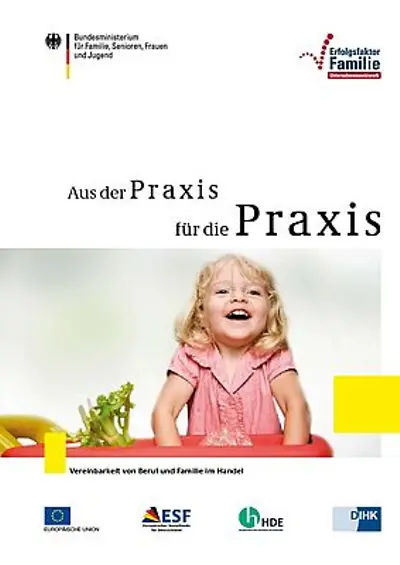 Broschüre mit Schriftzug "Aus der Praxis für die Praxis"