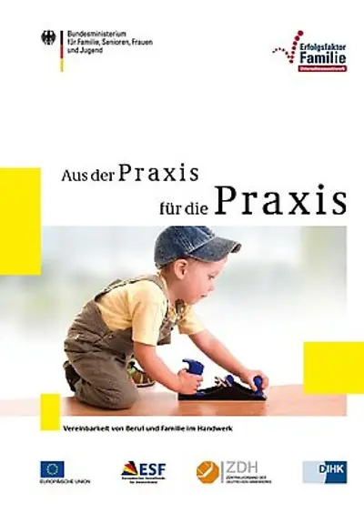 Broschüre mit Schriftzug "Aus der Praxis für die Praxis"