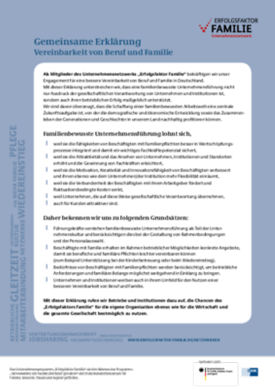 Cover von Gemeinsame Erklärung