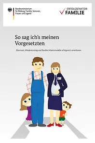 Broschüre mit Aufschrift "So sag ich´s meinem Vorgesetzten"