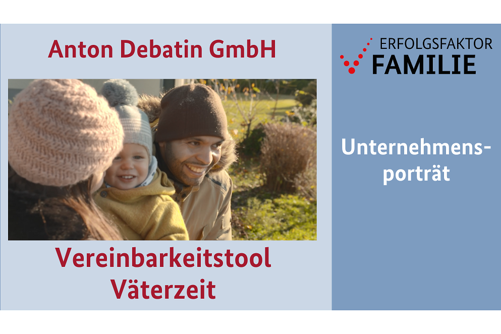 Standbild aus dem Video Erfolgsfaktor-Familie-Porträts: Anton Debatin GmbH