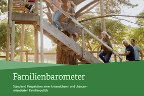Titelseite Publikation Familienbarometer März 2023