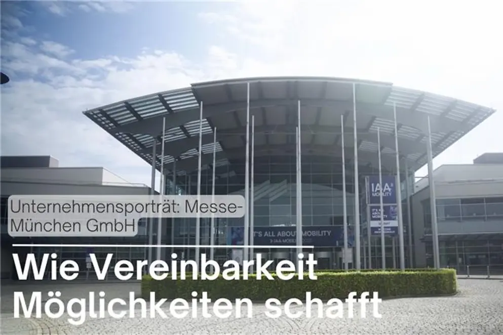 Zu sehen ist das Firmengebäude der Messe München