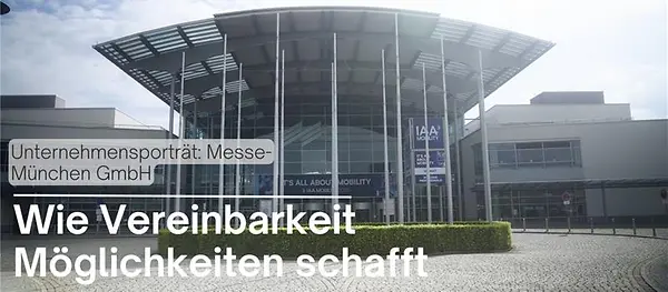 Zu sehen ist das Firmengebäude der Messe München