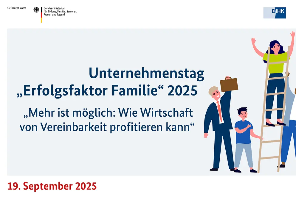 Symbolbild mit Informationen zum Unternehmenstag 2025