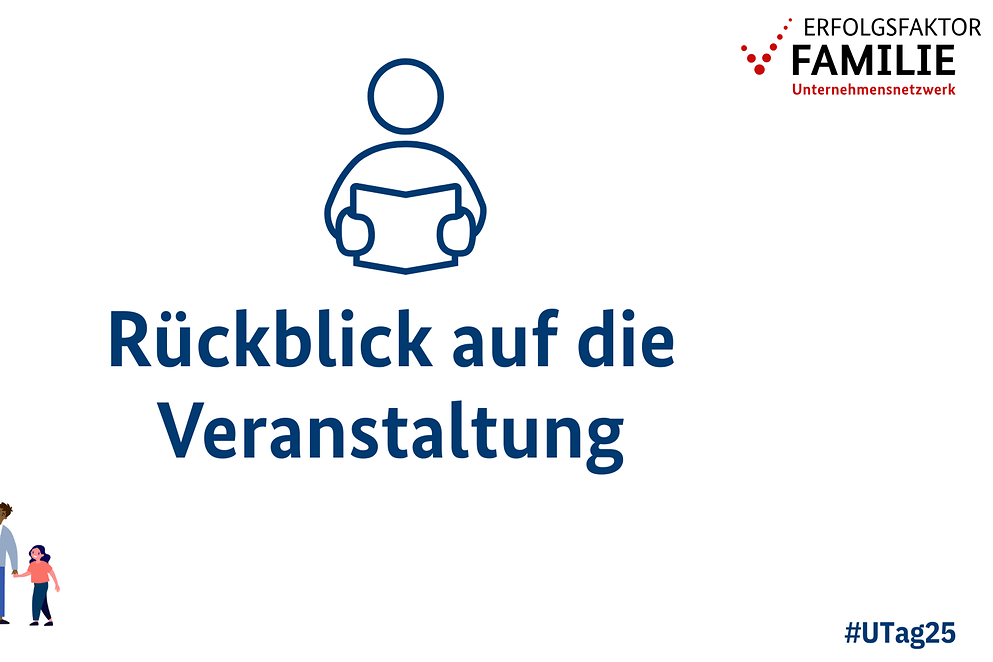 Symbolbild mit Überschrift "Rückblick auf die Veranstaltung"