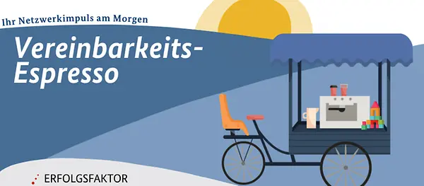 zu sehen ist eine Illustration zu den Vereinbarkeits-Espressi