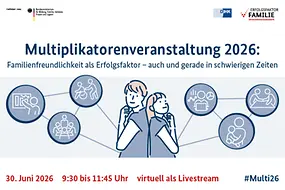 Zu sehen ist das Keyvisual der Veranstaltung mit Icons