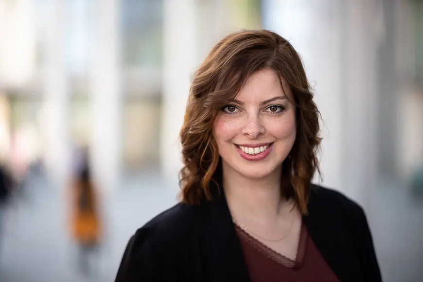 Zu sehen ist die Projektleiterin Nadine Theel